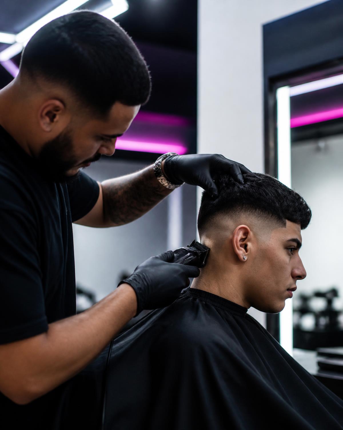 Barber services at La Rosa Hair Studio
